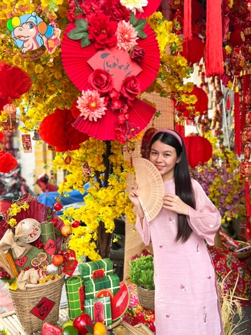 Tiểu cảnh trang trí Tết