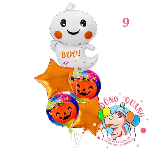 Set bóng nhôm Halloween 1 (13 mẫu)