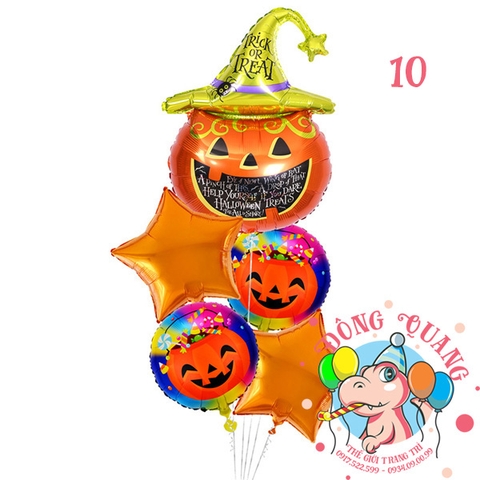 Set bóng nhôm Halloween 1 (13 mẫu)
