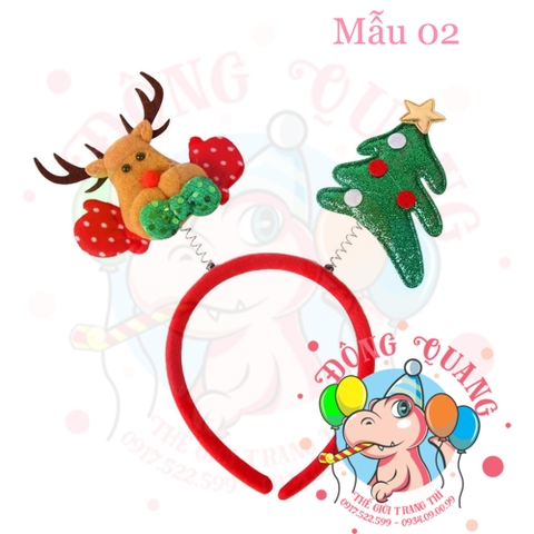 Cài tóc Giáng sinh (16 mẫu)