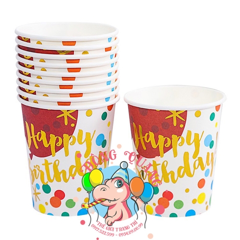 Bộ ly, đĩa chủ đề bánh kẹo (set 10)