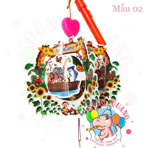 Đèn Trung thu nhựa 5 mảnh PT