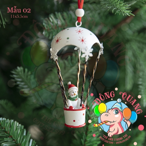 Khinh khí cầu treo cây thông (03 mẫu)