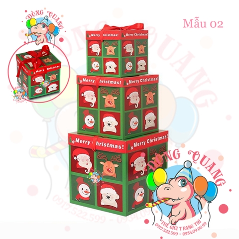 Set 3 hộp quà Xmas