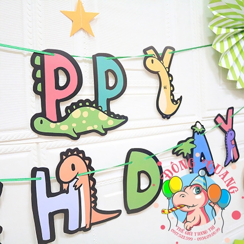 Dây chữ Happy Birthday 3