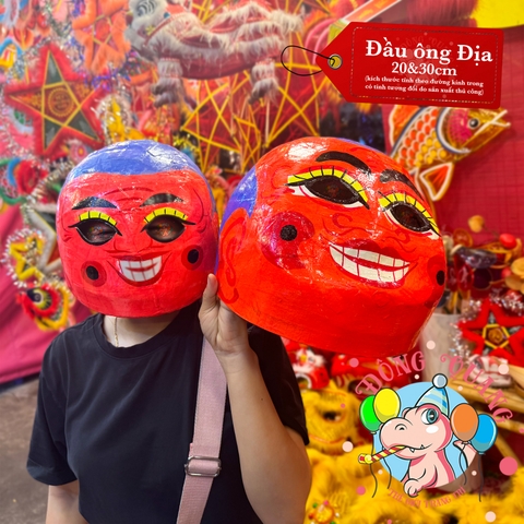 Đầu ông Địa múa Lân