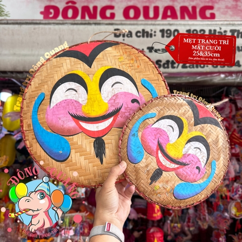 Mẹt tre dán decal trang trí