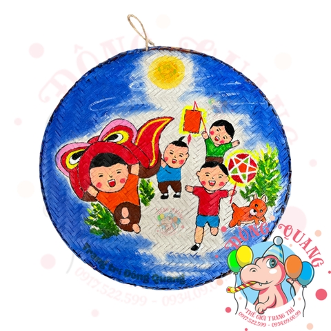 Mẹt tre vẽ trang trí 40cm