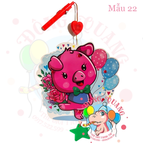 Đèn Trung thu nhựa 2 mảnh PT