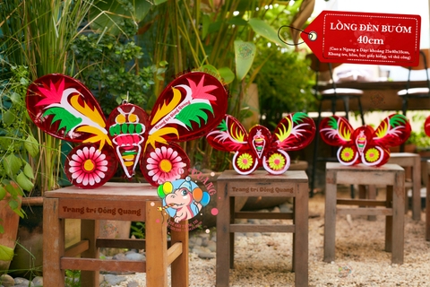 Đèn Trung thu Bướm giấy kiếng