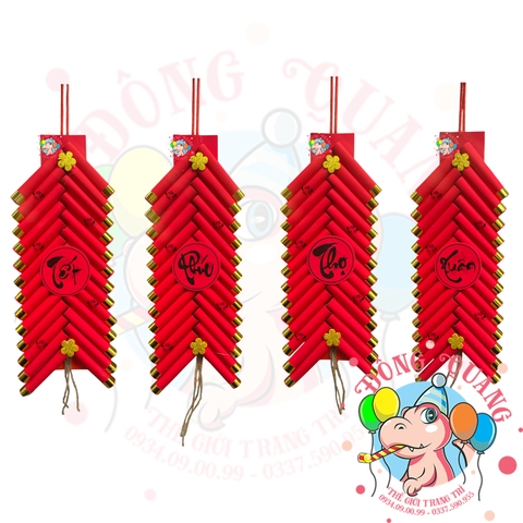 Tràng pháo đôi trang trí