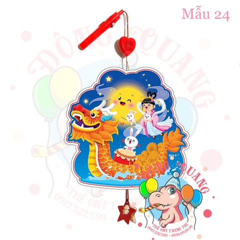 Đèn Trung thu nhựa 2 mảnh SS