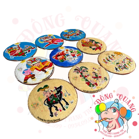 Mẹt tre vẽ trang trí 40cm