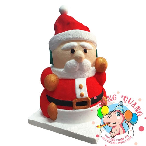 Ông già Santa Claus ngồi (xốp)
