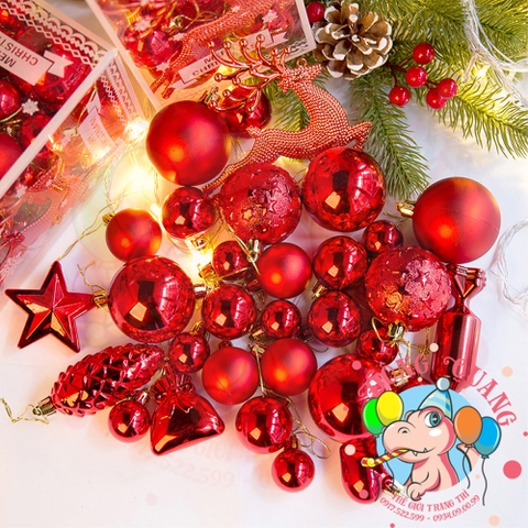 Set 30 phụ kiện giáng sinh kiểu 1