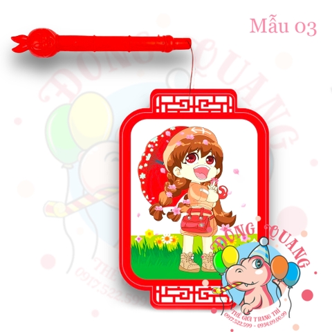 Đèn Trung thu nhựa 2 mảnh HT