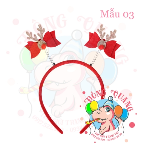 Cài tóc Giáng sinh (16 mẫu)