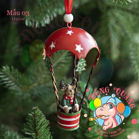 Khinh khí cầu treo cây thông (03 mẫu)