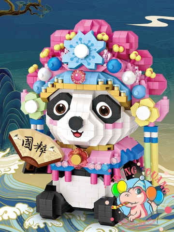 Mô hình Gấu trúc lắp ráp 1