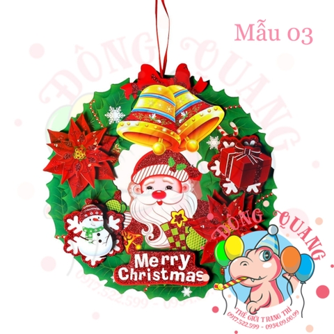 Hình xốp Giáng sinh 2 (formex cứng, 02 mặt)