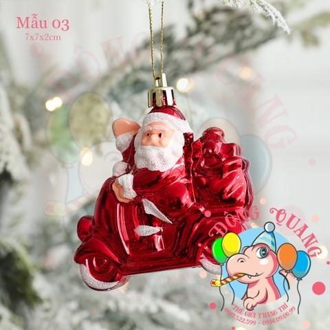 Phụ kiện treo cây thông cao cấp 3 (11 mẫu)