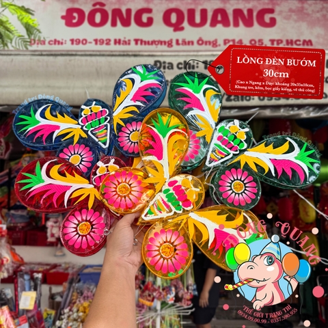 Đèn Trung thu Bướm giấy kiếng