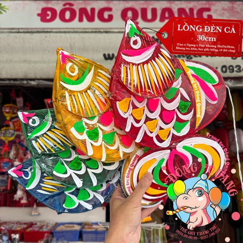 Đèn Trung thu Cá giấy kiếng