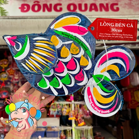 Đèn Trung thu Cá giấy kiếng