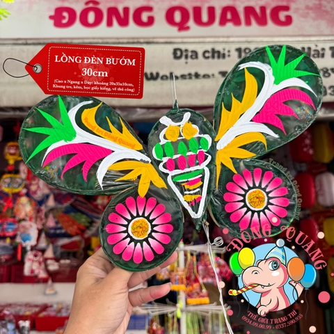 Đèn Trung thu Bướm giấy kiếng