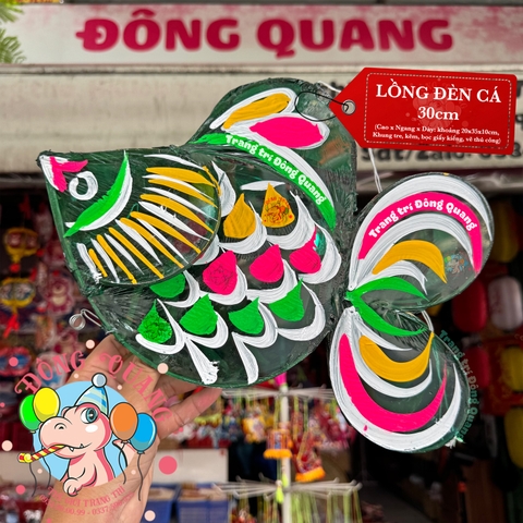 Đèn Trung thu Cá giấy kiếng