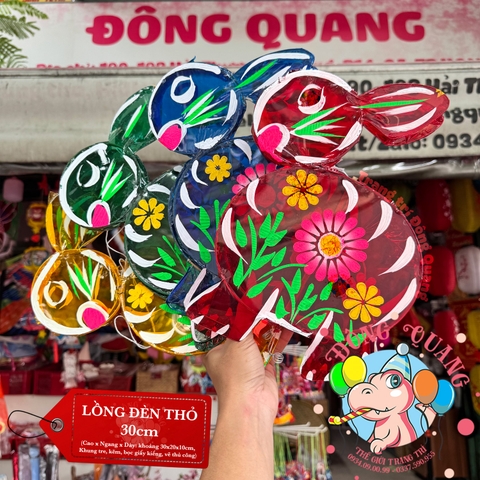 Đèn Trung thu Thỏ giấy kiếng