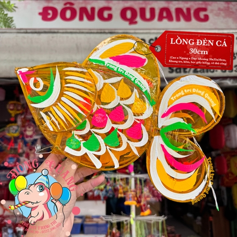 Đèn Trung thu Cá giấy kiếng