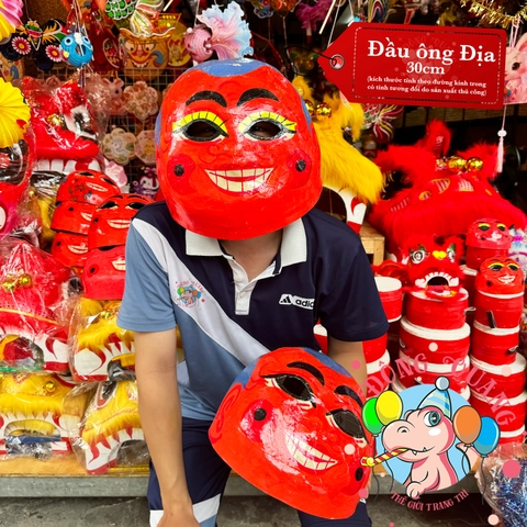 Đầu ông Địa múa Lân