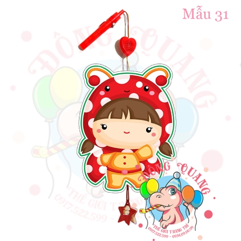 Đèn Trung thu nhựa 2 mảnh SS