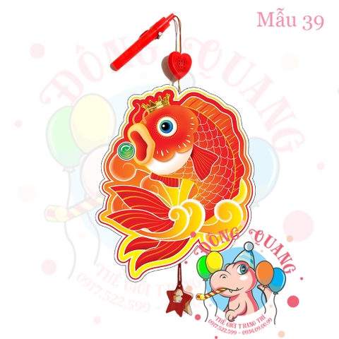 Đèn Trung thu nhựa 2 mảnh SS