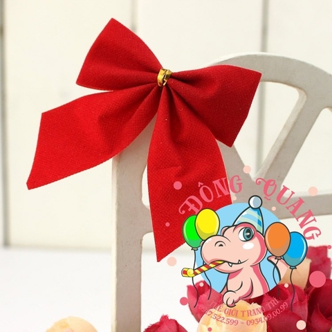 Nơ nhung đỏ (chiếc)