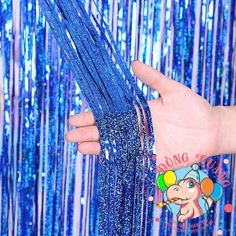 Rèm kim tuyến sợi xà cừ hologram (8 màu)