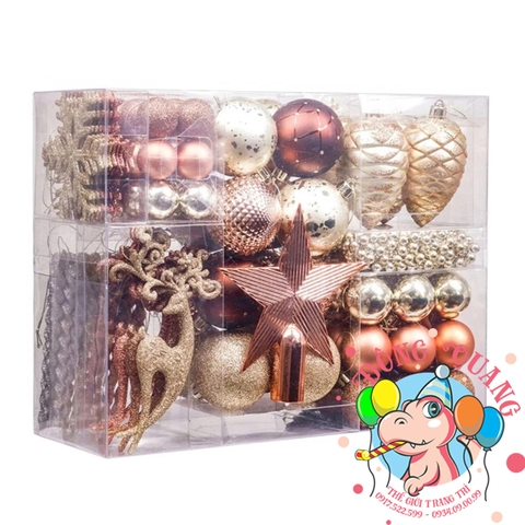 Set 100 phụ kiện giáng sinh kiểu 1