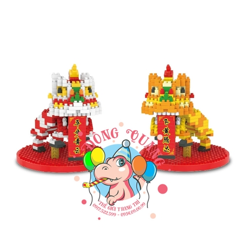 Mô hình Lân lắp ráp 4