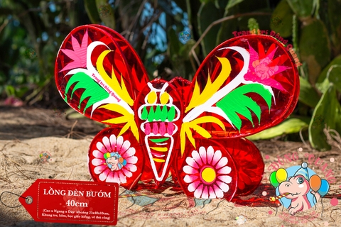Đèn Trung thu Bướm giấy kiếng