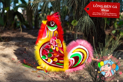 Đèn Trung thu Gà giấy kiếng