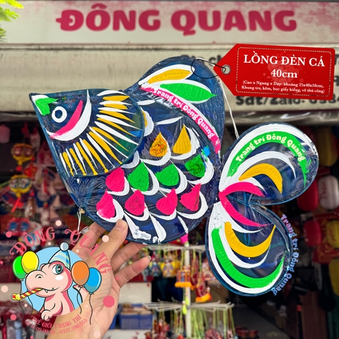 Đèn Trung thu Cá giấy kiếng