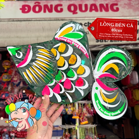 Đèn Trung thu Cá giấy kiếng