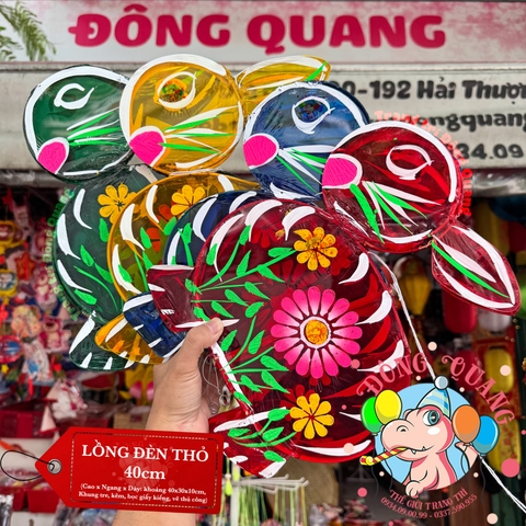 Đèn Trung thu Thỏ giấy kiếng