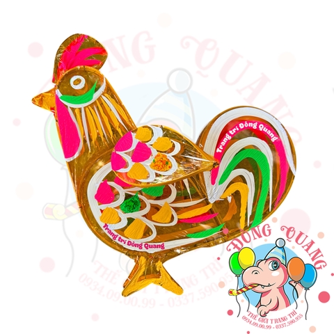 Đèn Trung thu Gà giấy kiếng