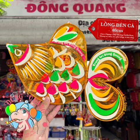 Đèn Trung thu Cá giấy kiếng