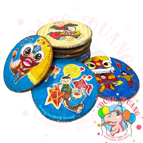 Mẹt tre vẽ trang trí 40cm