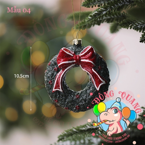 Phụ kiện treo cây thông cao cấp (18 mẫu)