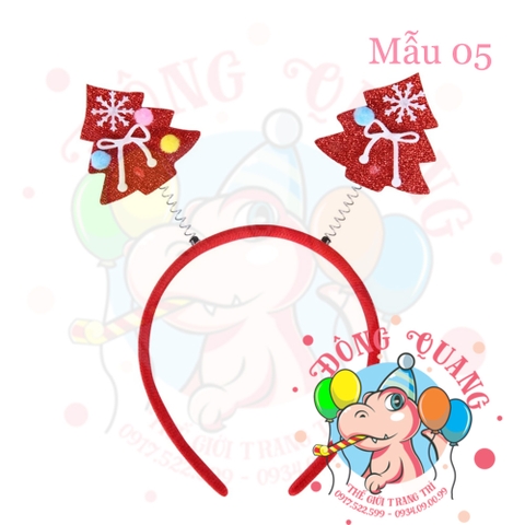 Cài tóc Giáng sinh (16 mẫu)