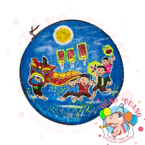 Mẹt tre vẽ trang trí 40cm
